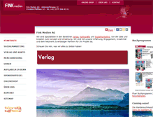 Tablet Screenshot of fink-medien.ch